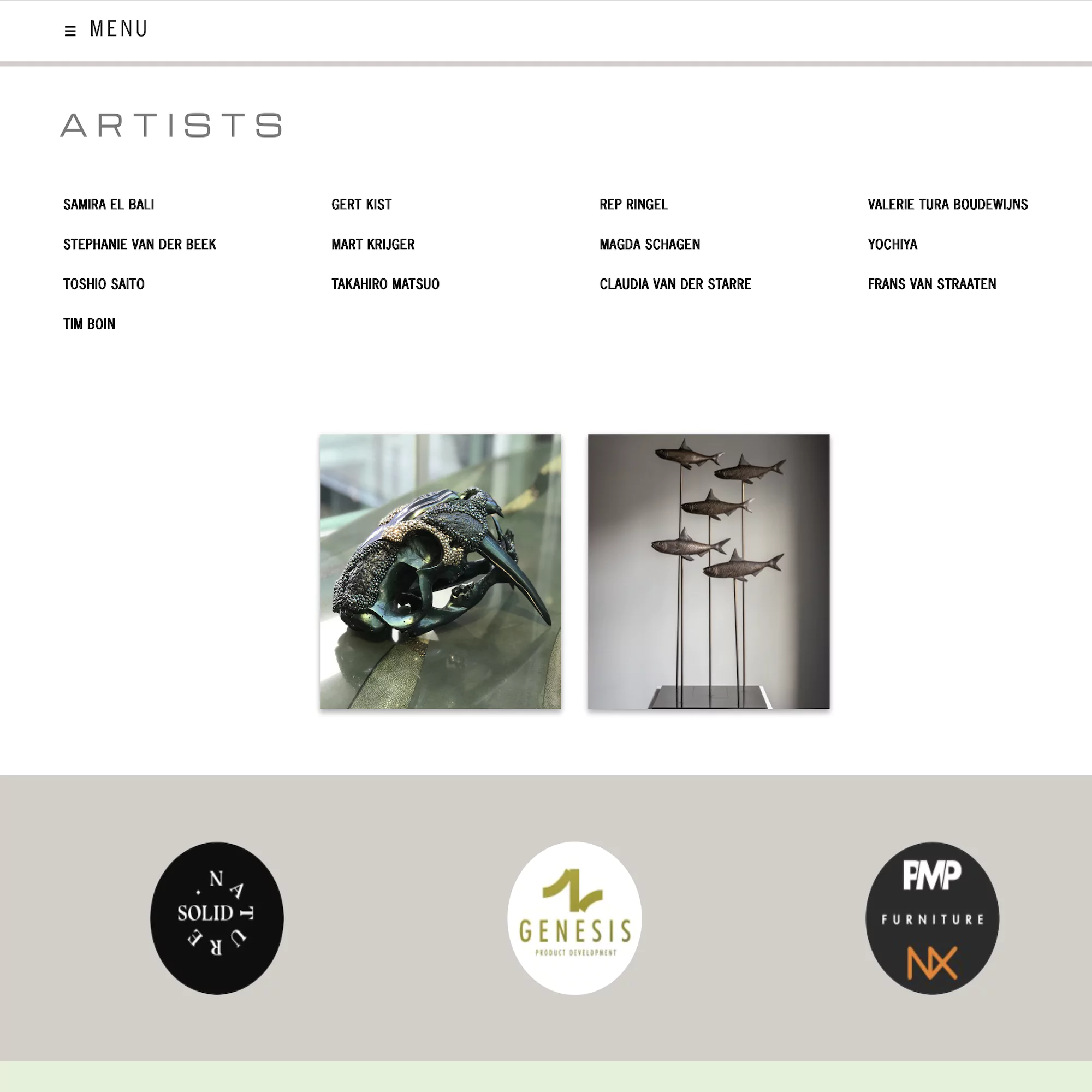 Websiteproject Island Gallery Den Haag